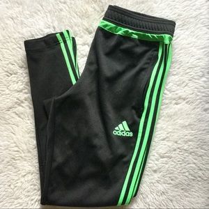 Addidas climacool lime green striped training pant